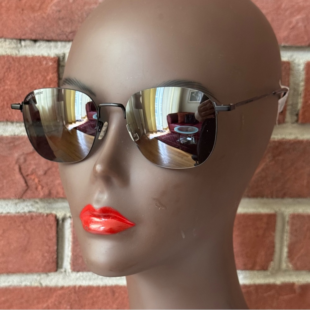 Saint Laurent SL 388/K WIRE 003 Rimless Lightweight Sunglasses Made in Paris